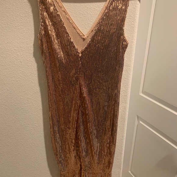 Glitter Gold Dress - Picture 2 of 3
